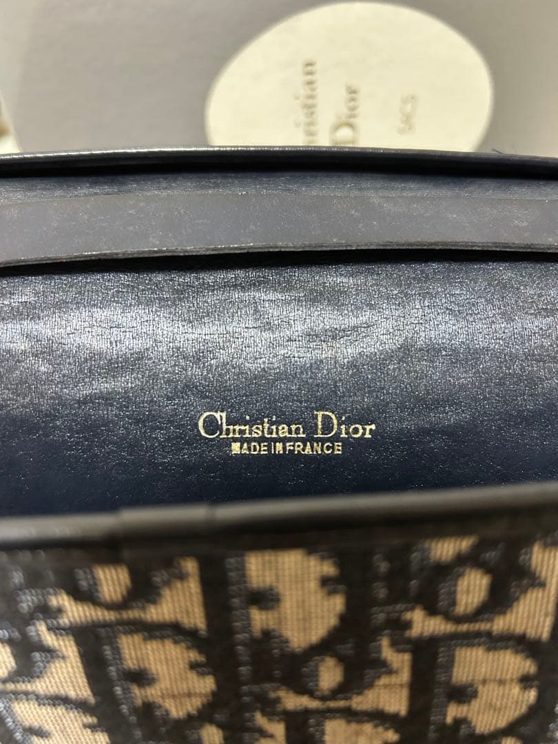 Christian Dior ショルダーバッグ ブラック×ブラウン