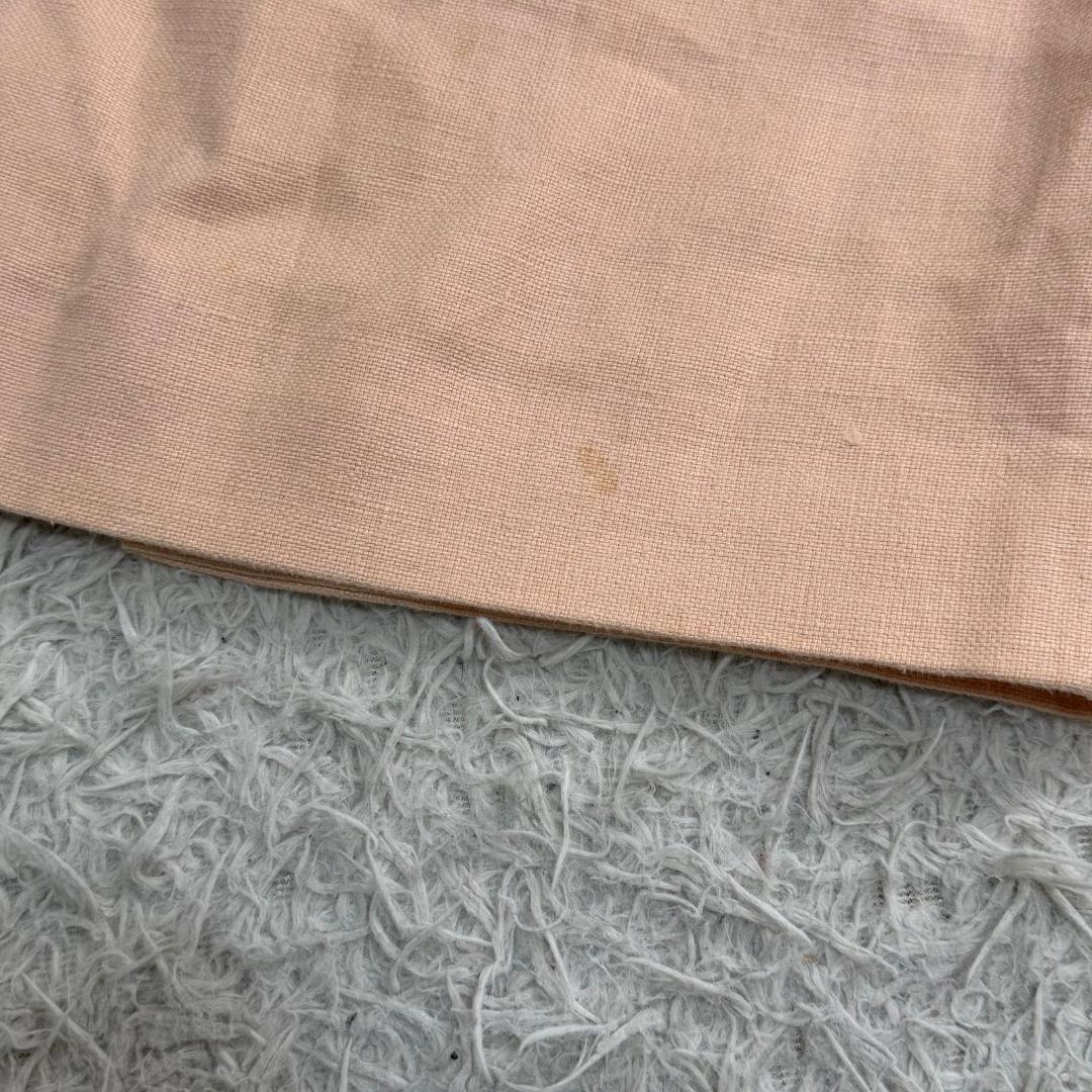 16529✨シャネル 金ボタン ココマーク タイトスカート サーモンピンク 34