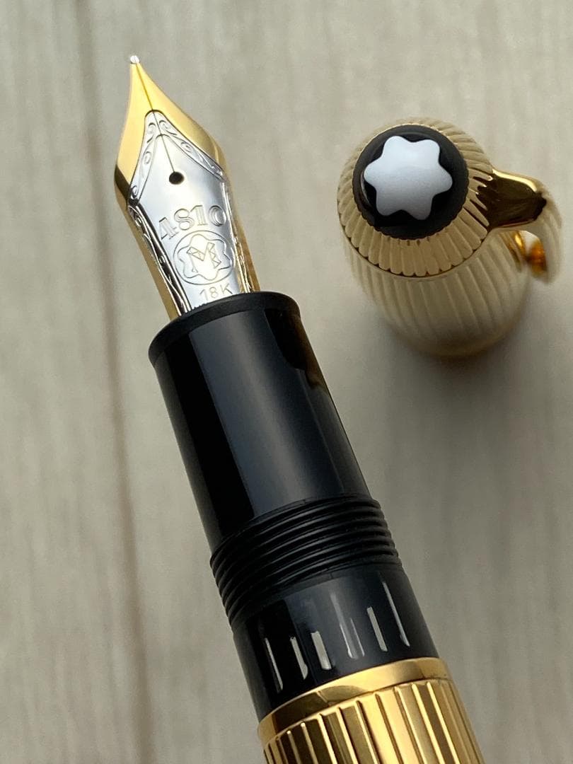 モンブラン ソリテール ル・グラン 146 ゴールド色 シルバー 925 万年筆