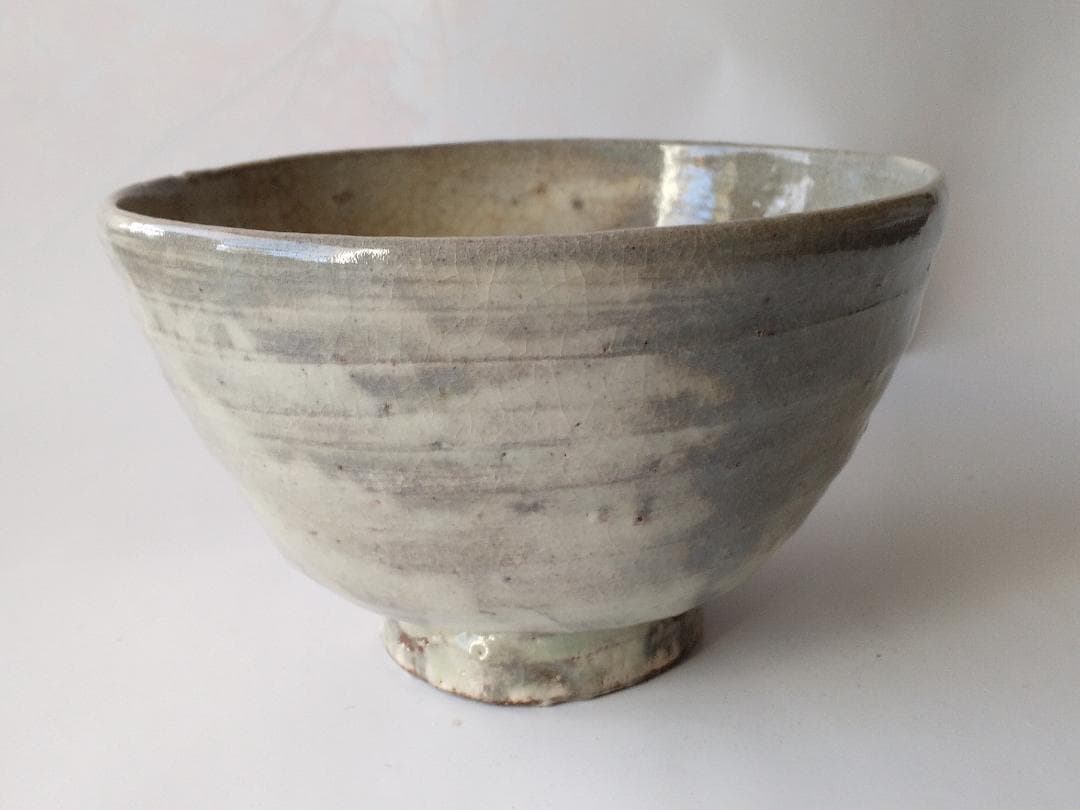 延寿窯 佐藤友宣 作 古萩 茶碗 坂部萬古 茶道具 茶器 抹茶碗 新品 未使用