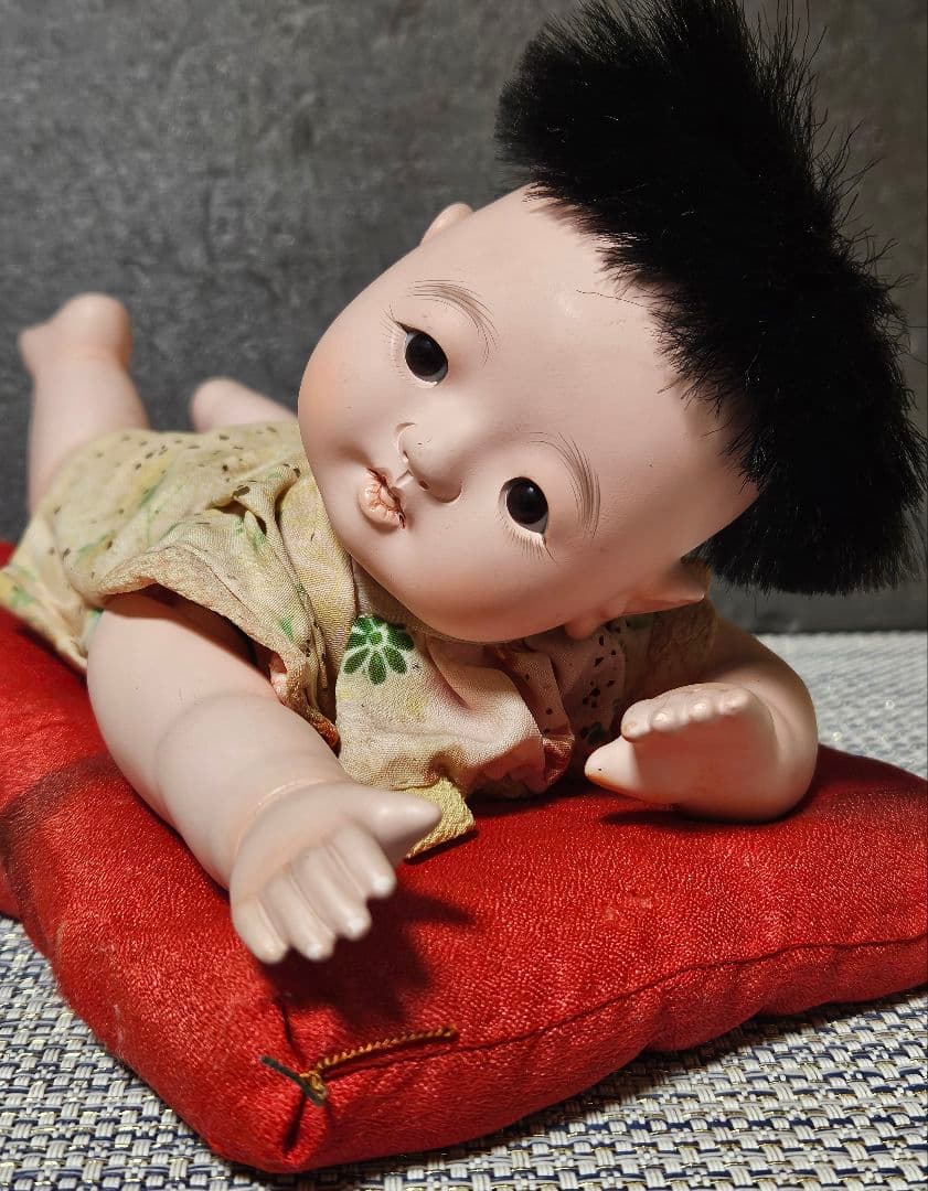 大正～昭和初期　子供人形　這子人形　市松人形 　アンティーク人形　赤ちゃん人形