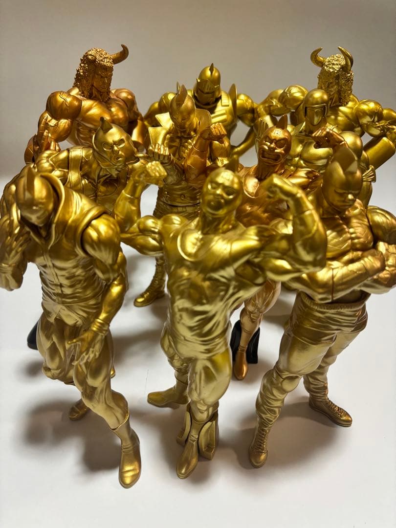 【10個セット】キン肉マン、CCP、ゴールド、フィギュア、アイテム番号 Z2