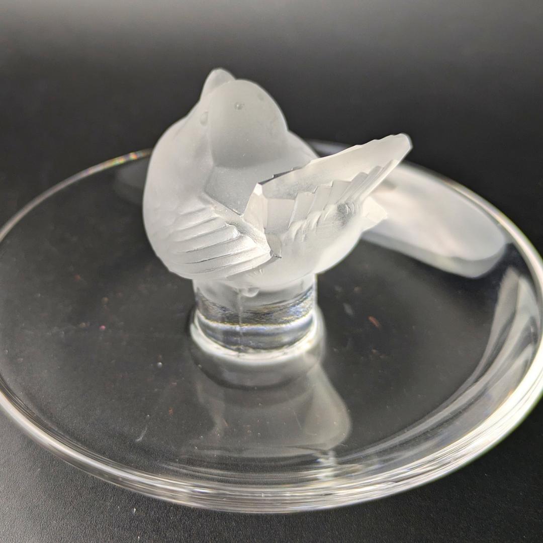 かわいいラリック★雀 ピントレー ディッシュ フランス輸入 アールデコ