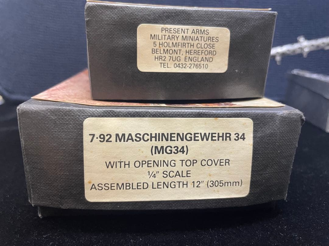 ホワイトメタル製　1/4 MG34 34型 弾薬箱　完成品