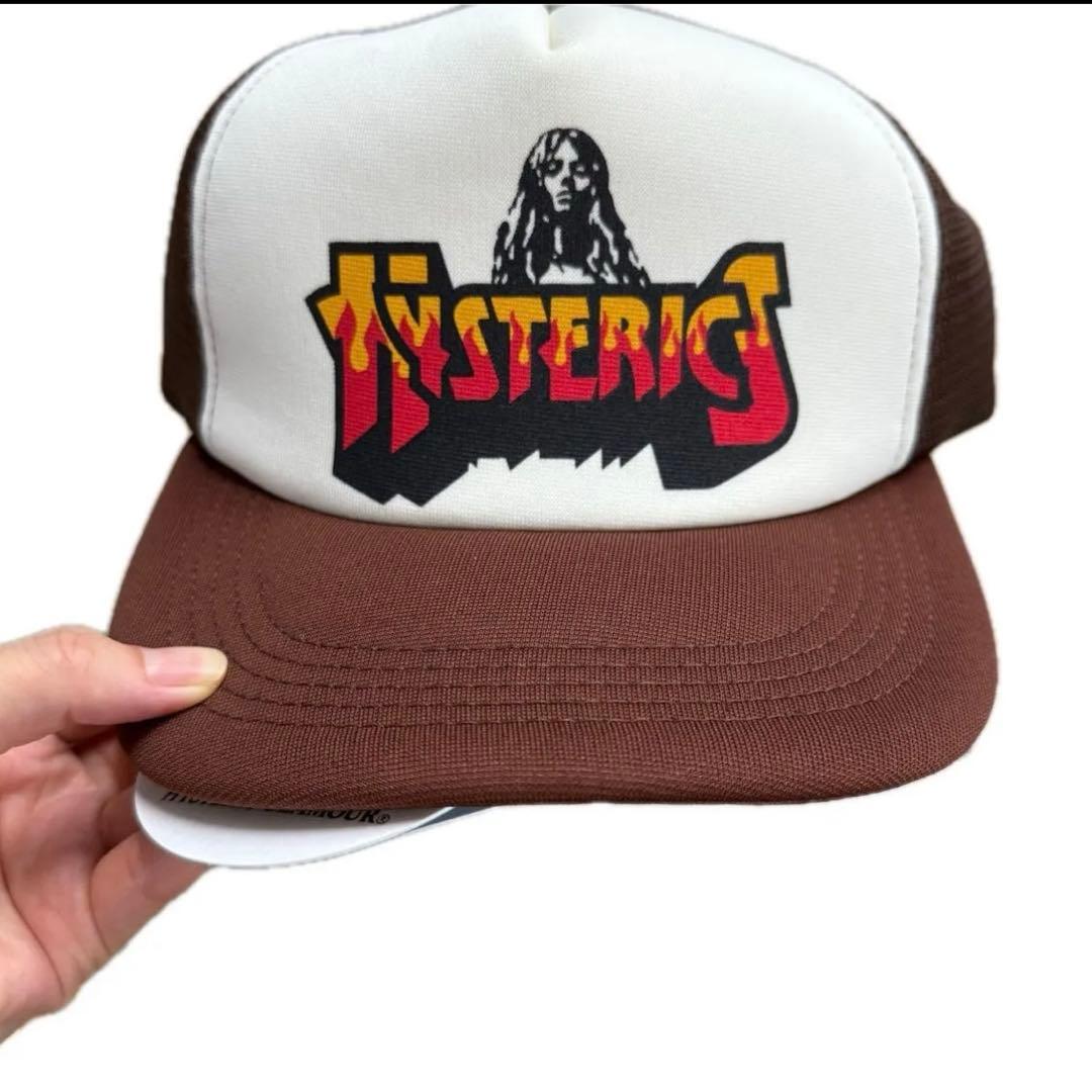 HYSTERIC GLAMOUR ヒステリックグラマー メッシュキャップ 茶