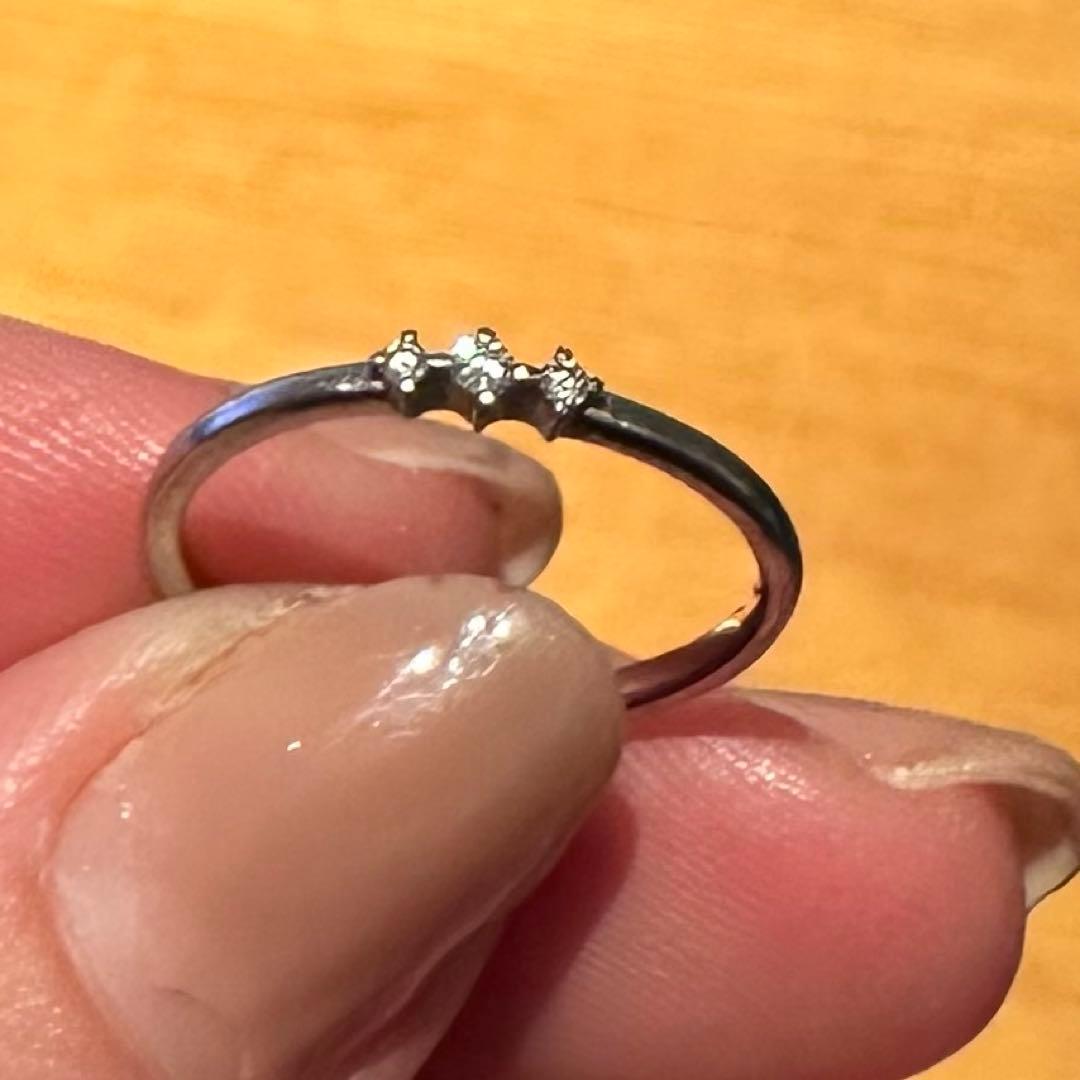 値下げ！ete pt900 ダイヤモンドリング