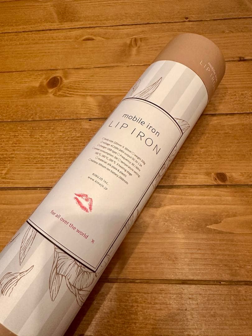 ヘアアイロン KINUJO mobile iron LIP IRON