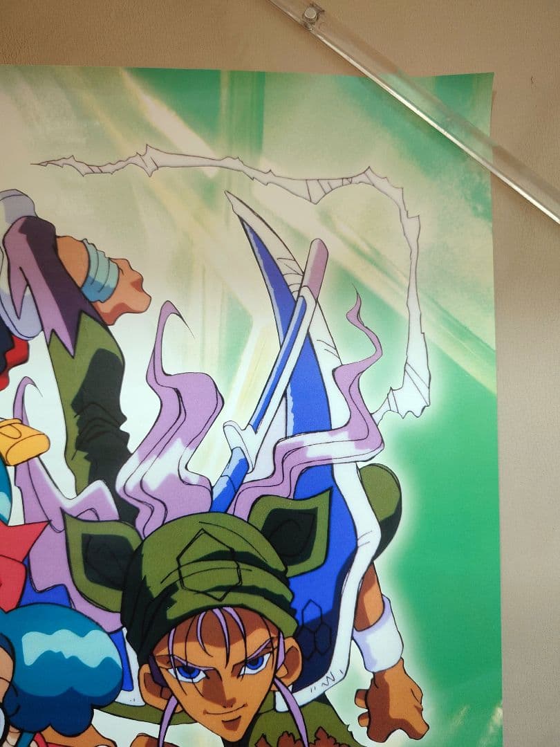 【貴重・レア】PS専用『 超魔神英雄伝ワタル 』販促用　ポスター　B2サイズ