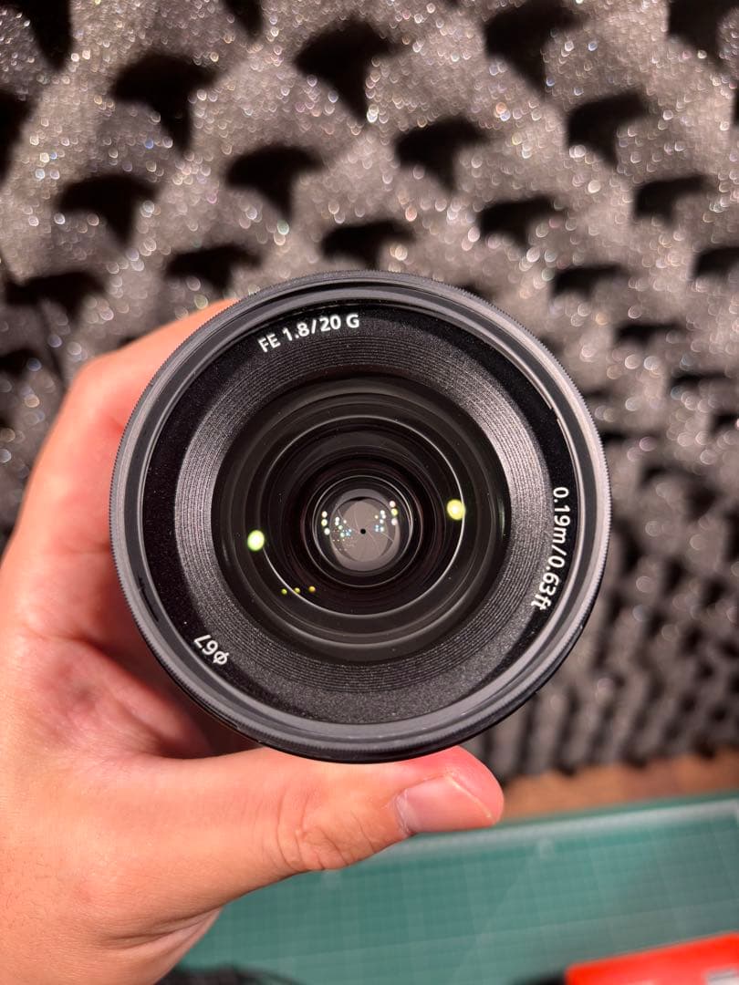 美品おまけ付FE 20mm F1.8 G SEL20F18G+可変ND