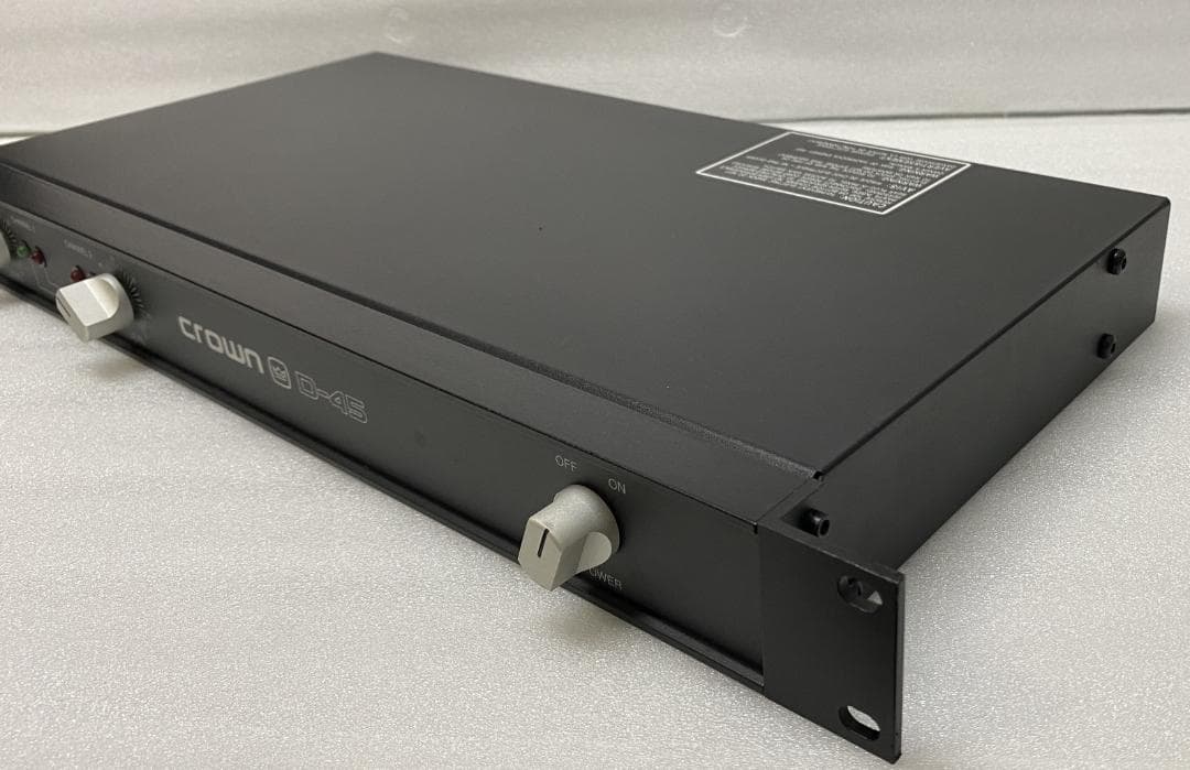 クラウン CROWN D-45 ステレオパワーアンプ 動作OK・美品