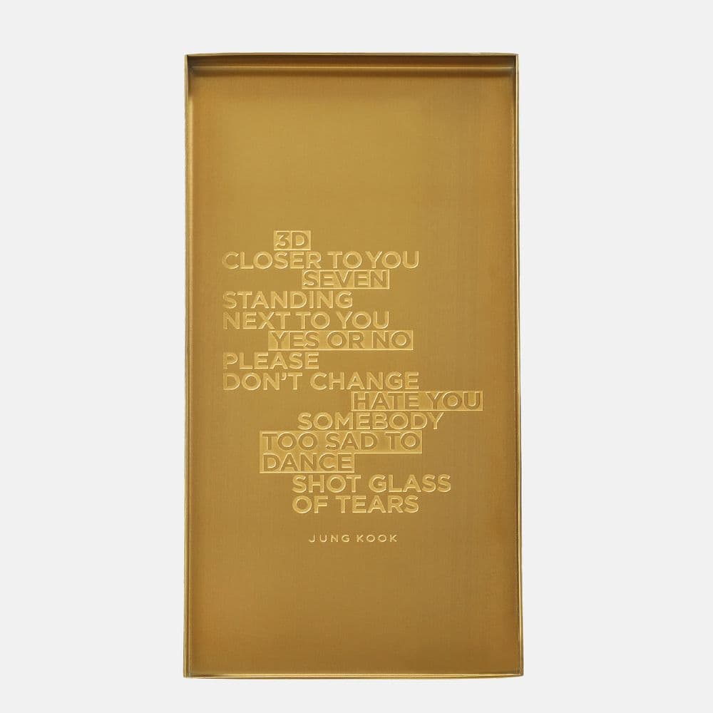 【未開封】BTS ジョングク『GOLDEN』アクセサリートレイ 公式 グク