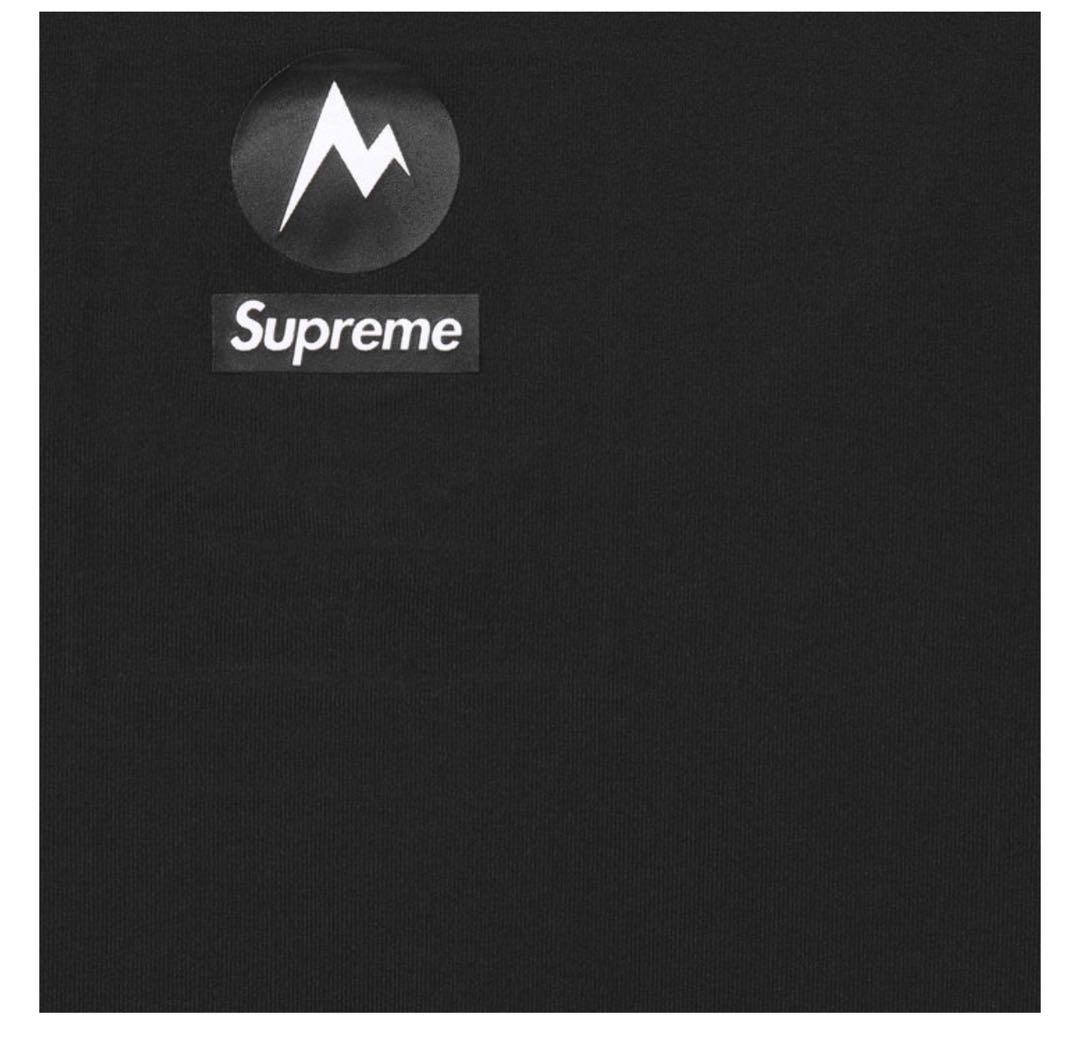 Supreme/Marmot Base Layer L/S Top S ブラック