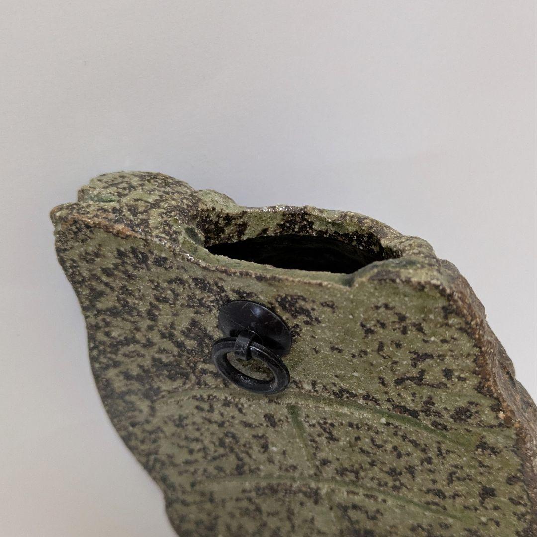 亀掛け花入　萬古焼　露光窯　陶器 冬芝文廣造　亀形　共箱