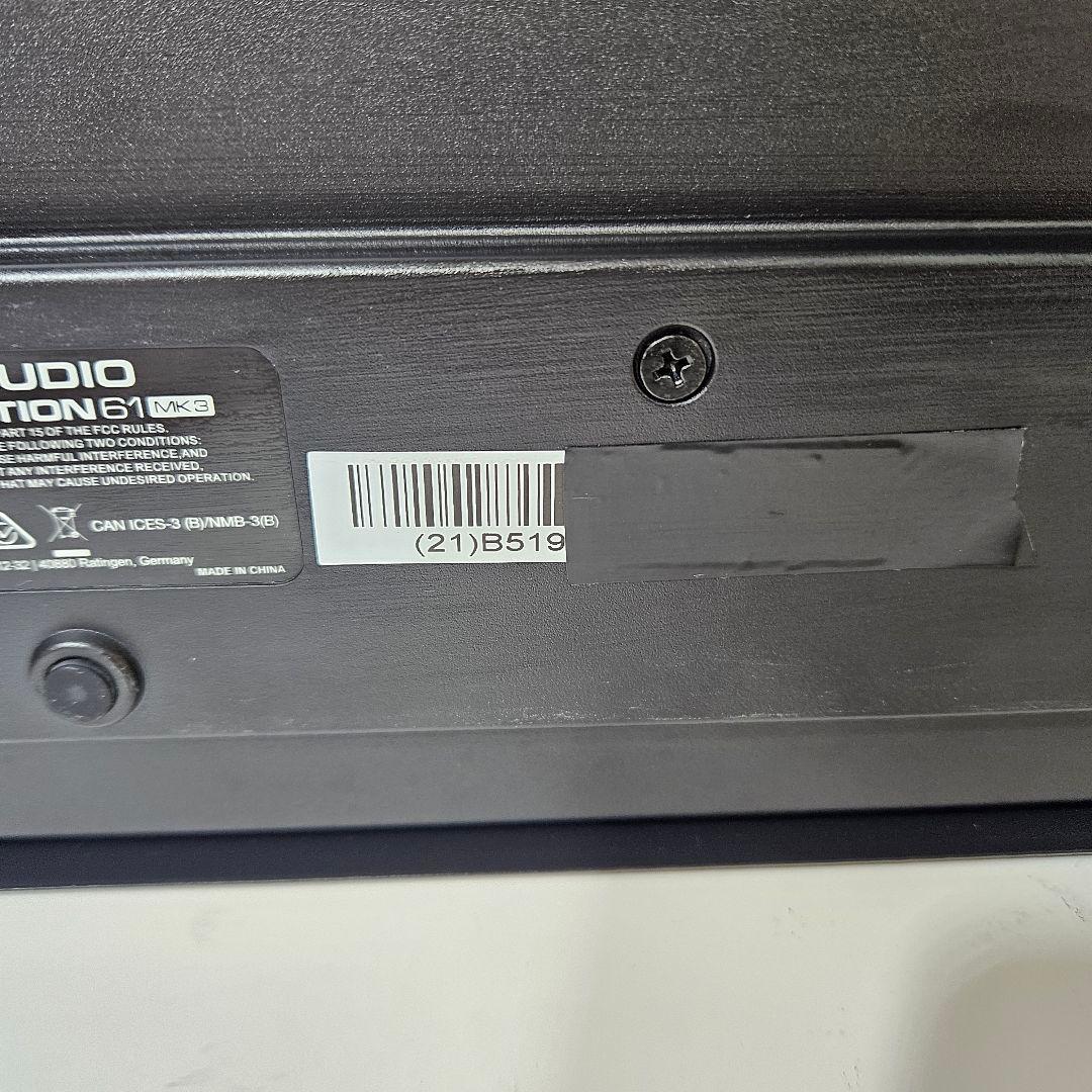 DTM・DAW M-AUDIO KEYSTATION 61 MK3