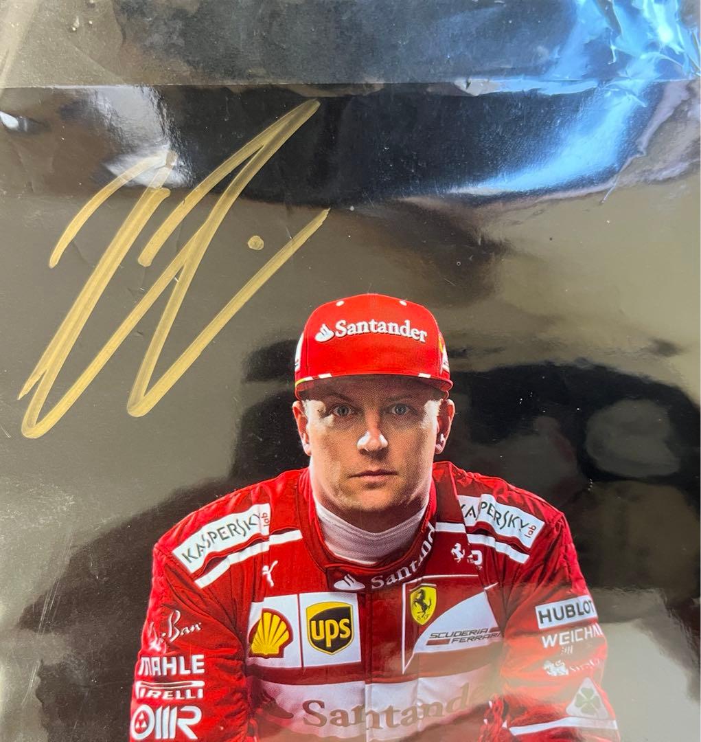 2017年F1 ドライバーズカード 直筆サイン入り キミ ライコネン フェラーリ