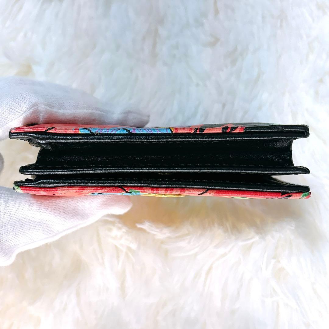 美品✨グッチ ケンスコット GGマーモント 二つ折り財布 キルティング 花柄