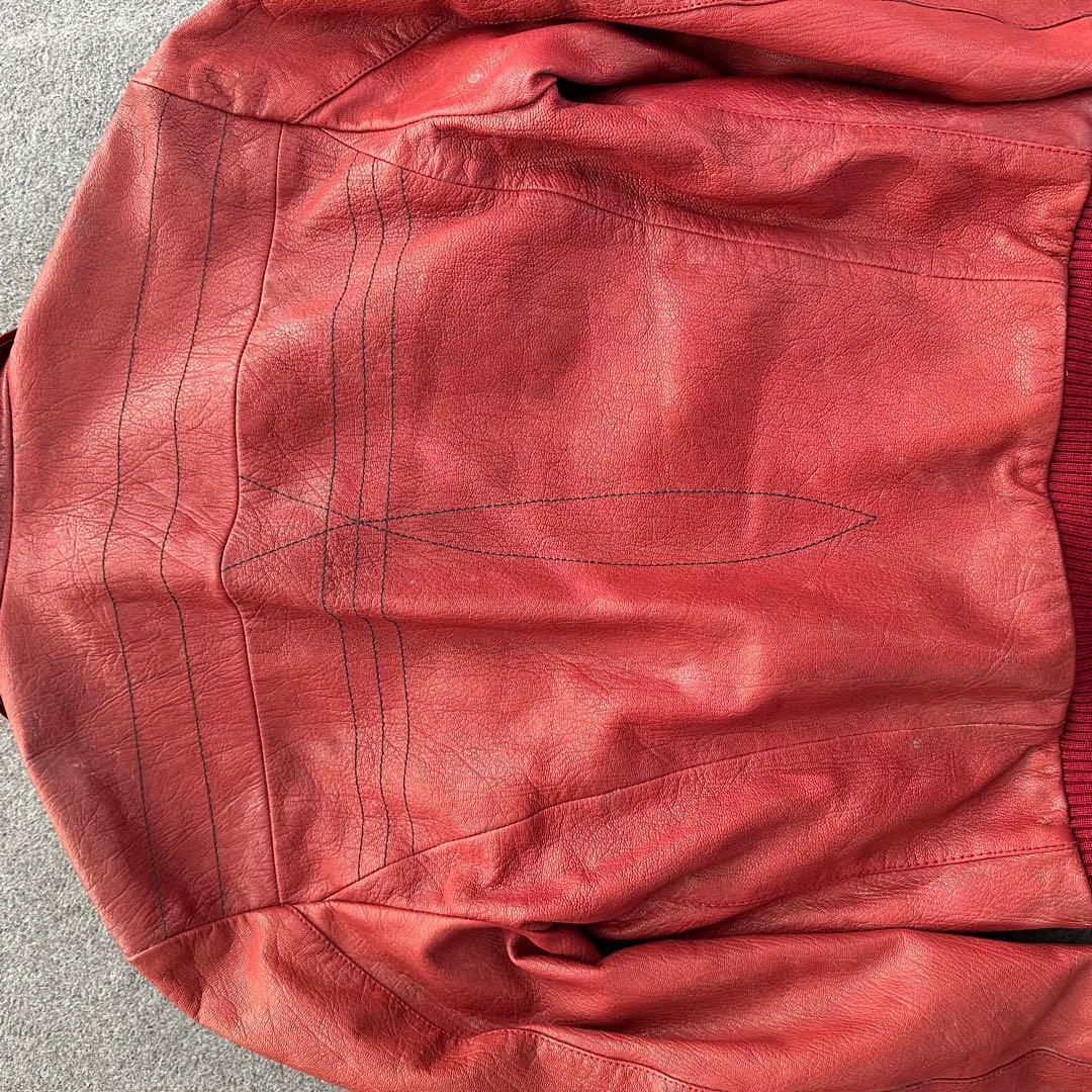 エンポリオアルマーニ　EMPOLIO ARMANI ライダースジャケット　本革