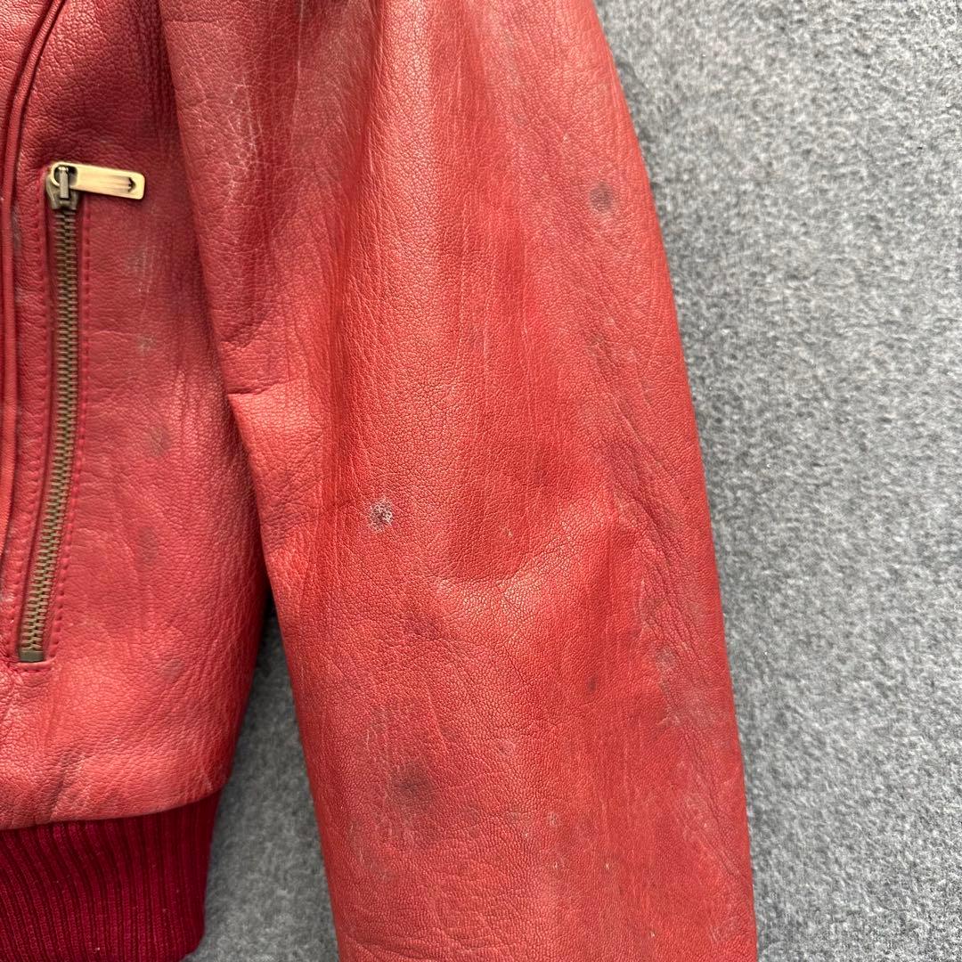 エンポリオアルマーニ　EMPOLIO ARMANI ライダースジャケット　本革