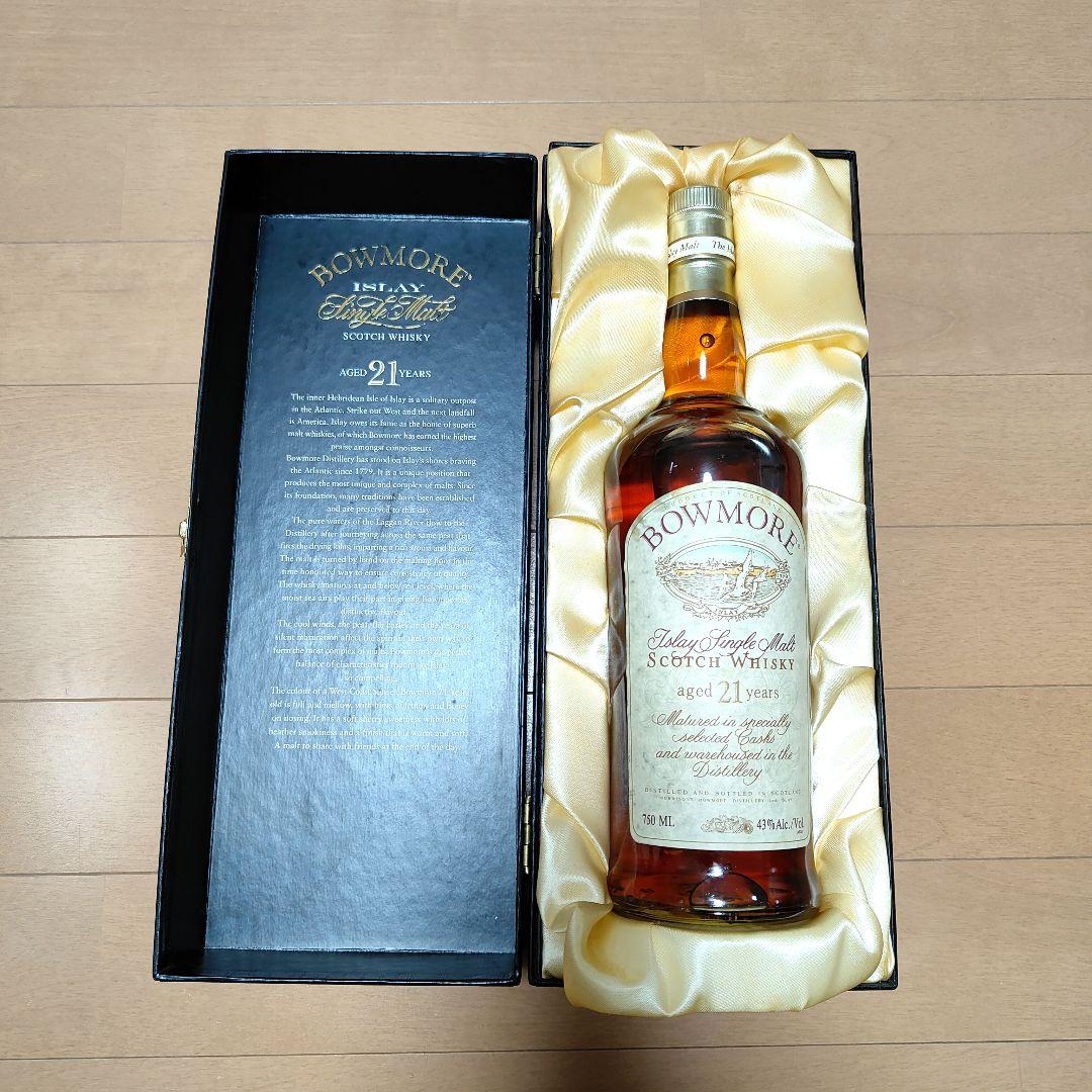 BOWMORE 21年 カモメラベル スコッチウイスキー 700ml