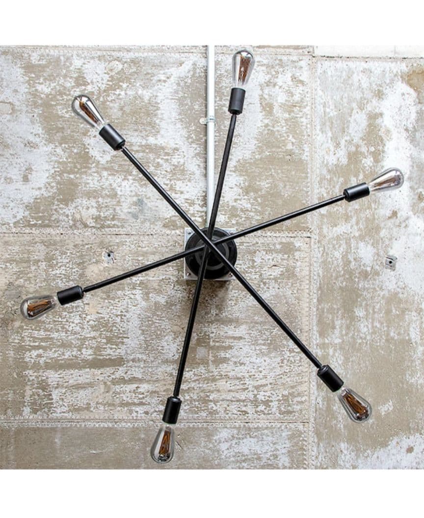 シーリングライト6灯 リモコン付き 電球別売　キムリック