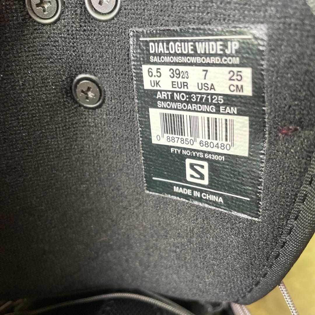 SALOMON DIALOGUE WIDE サロモン スノーボード ブーツ