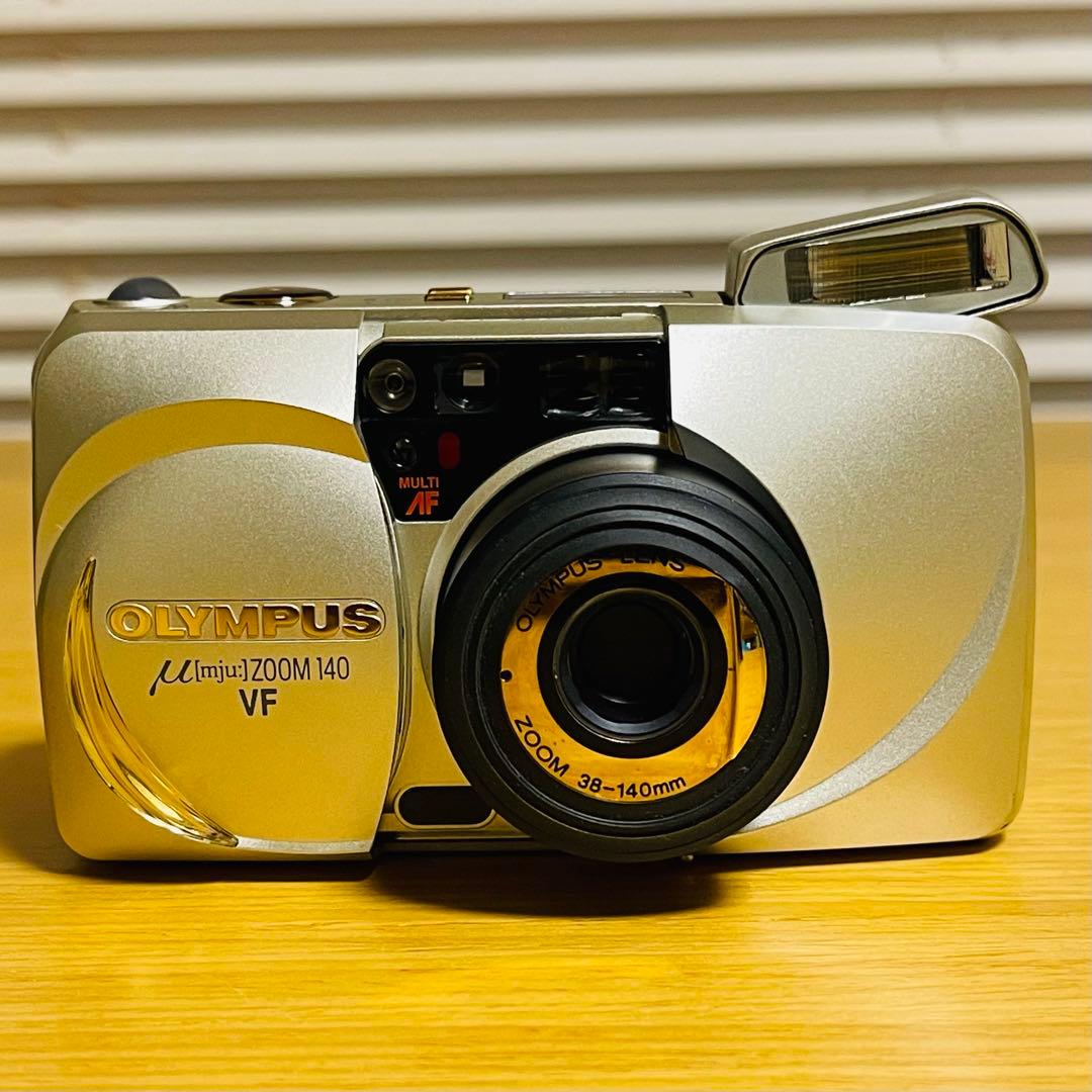 【美品・動作品】OLYMPUS μ ZOOM 140 VF フィルムカメラ
