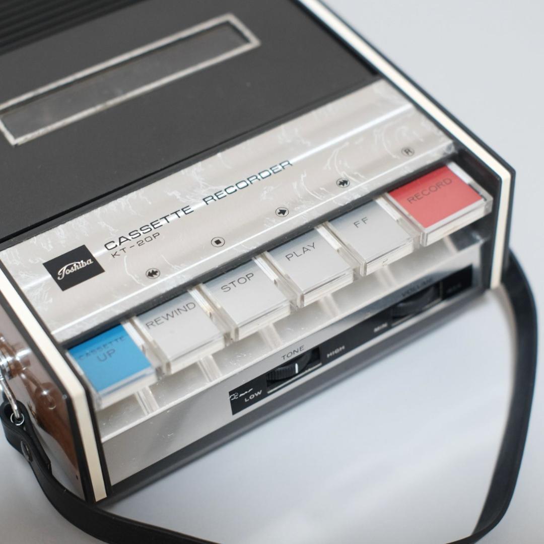 【メンテ済み】カセットプレイヤー TOSHIBA（東芝） KT-20P