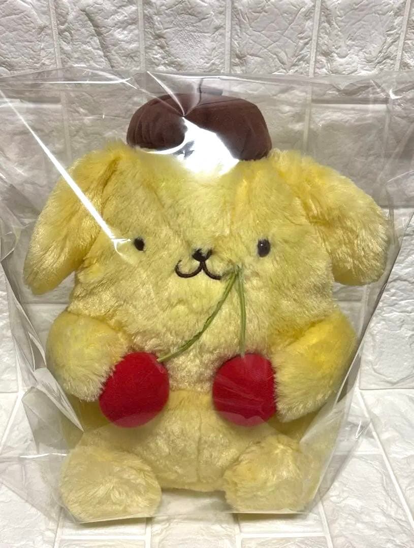 激レア　ポムポムプリン☆さくらんぼ ぬいぐるみ 平成レトロ 2012年製　新品