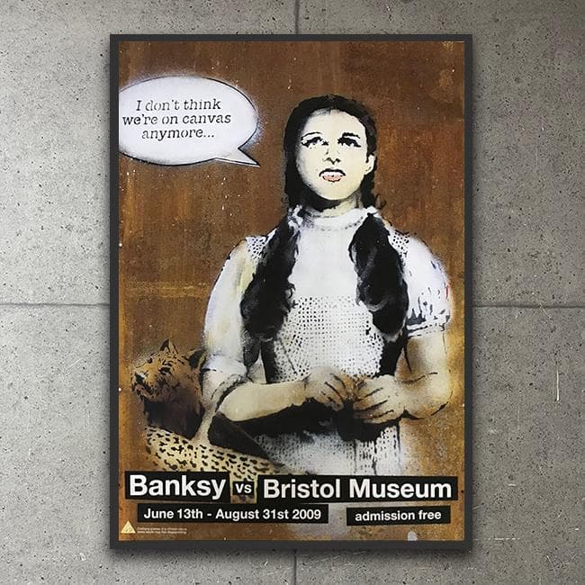 額装品/banksy bristol Dorothy 2009/バンクシー