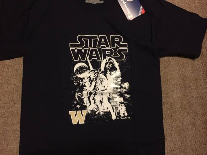 スターウォーズ×ワシントン大学 コラボTシャツ