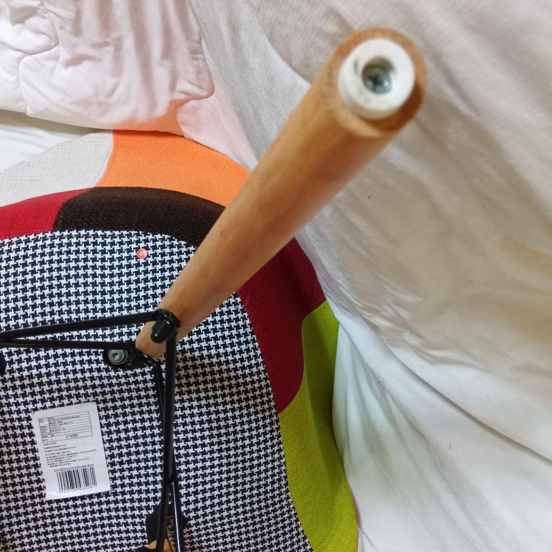 パッチワークデザイン ラウンジチェアー 多色 赤系