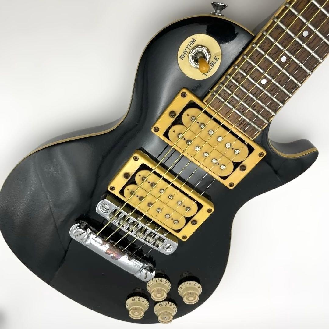 SAMICK ミニギター LPレスポールタイプ黒 ショートスケール サミック