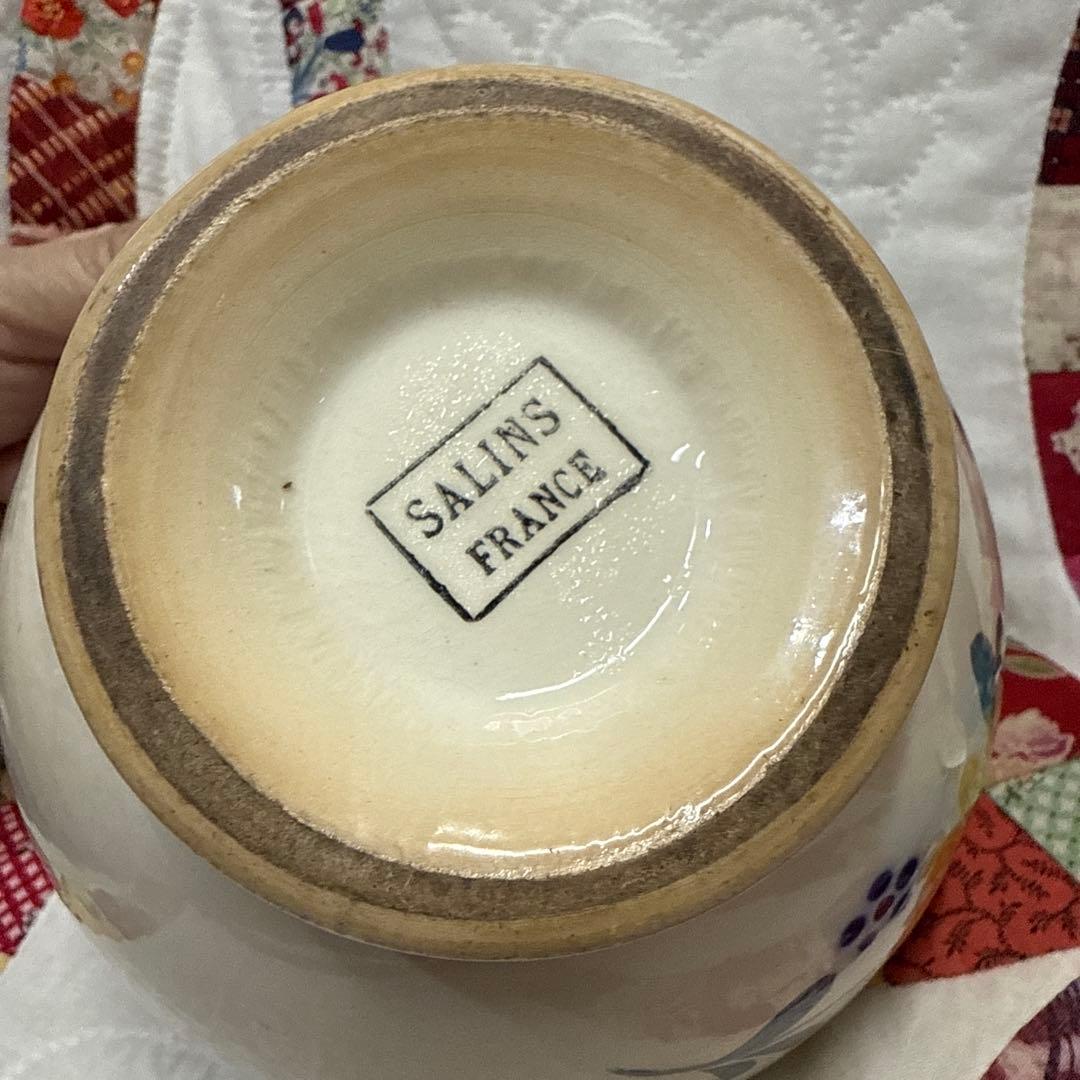 フランス！サランアンティークカフェオレボウル