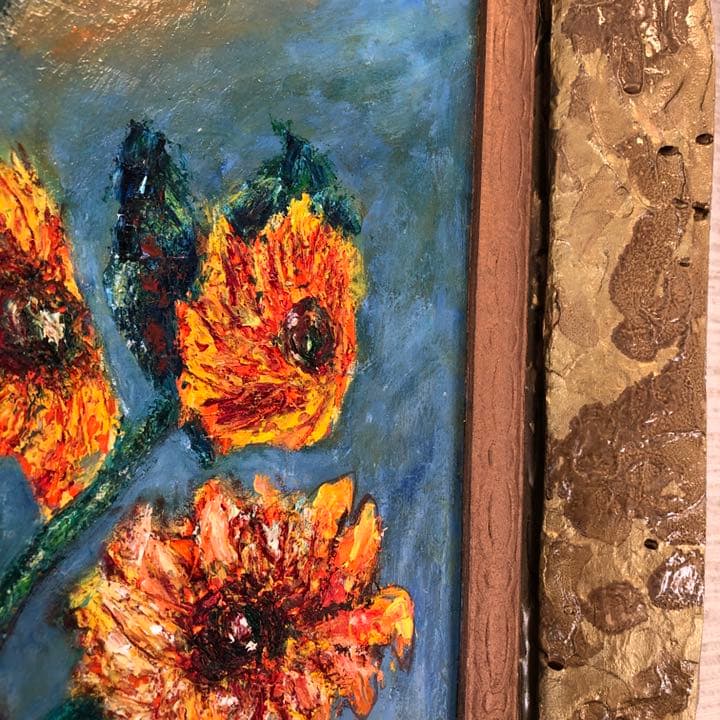 油絵＊ひまわり