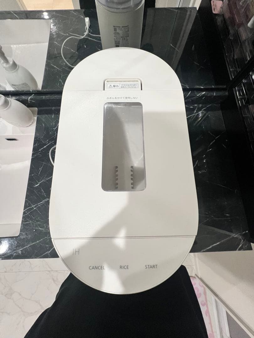 ゆ*こ様 パナソニック 炊飯器 2合 IH 全自動 スマホ連携 ホワイト SR-