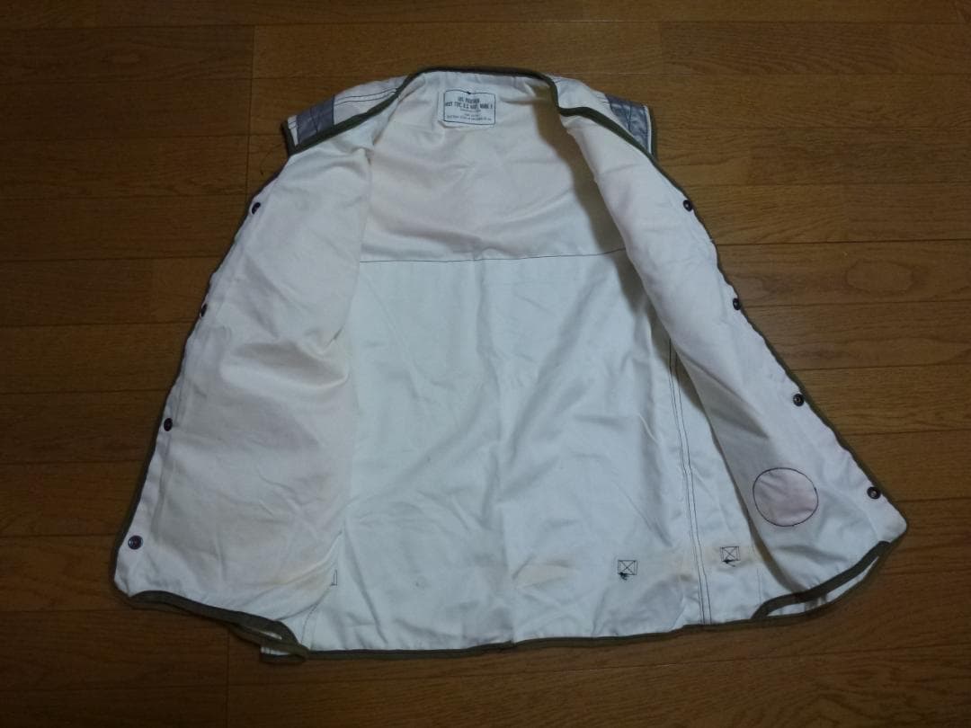 米軍実物 空母 LSO LPU ライフプリザーバ 救命胴衣 米海軍 戦闘機攻撃機