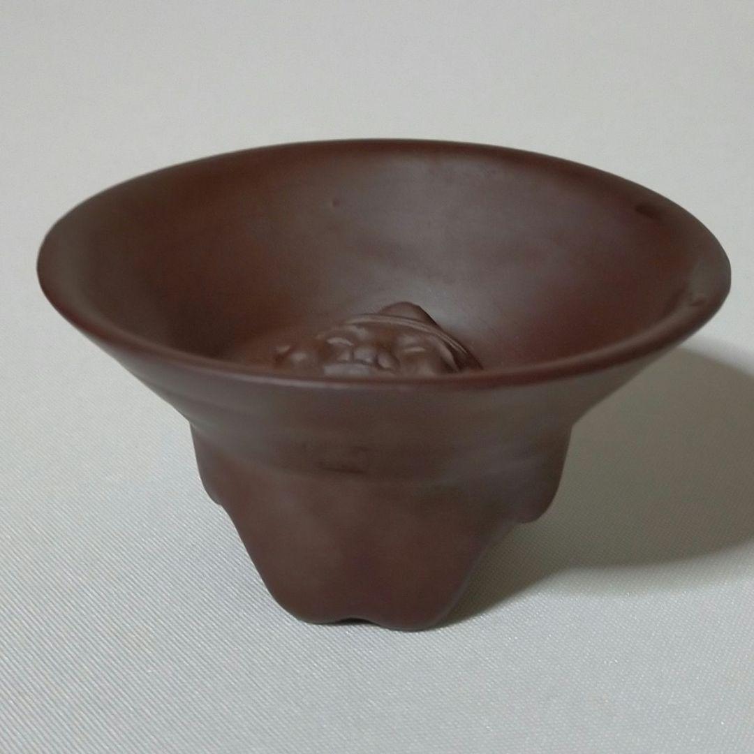 盃　光民作　福盃　恵比寿天と鬼面盃