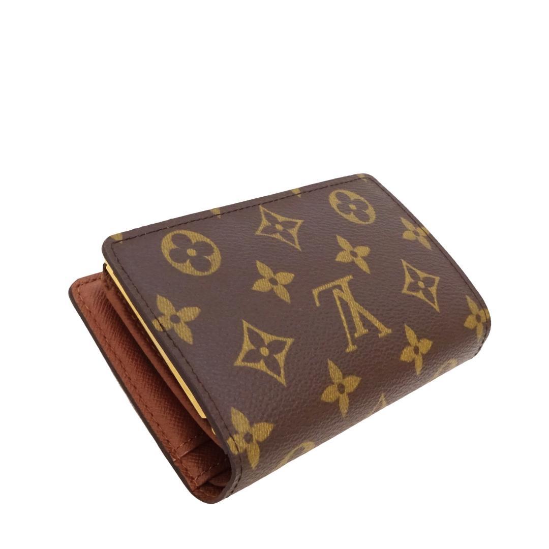 本物 美品 ■ルイヴィトン■モノグラム ポルトフォイユ・ヴィエノワ がま口財布