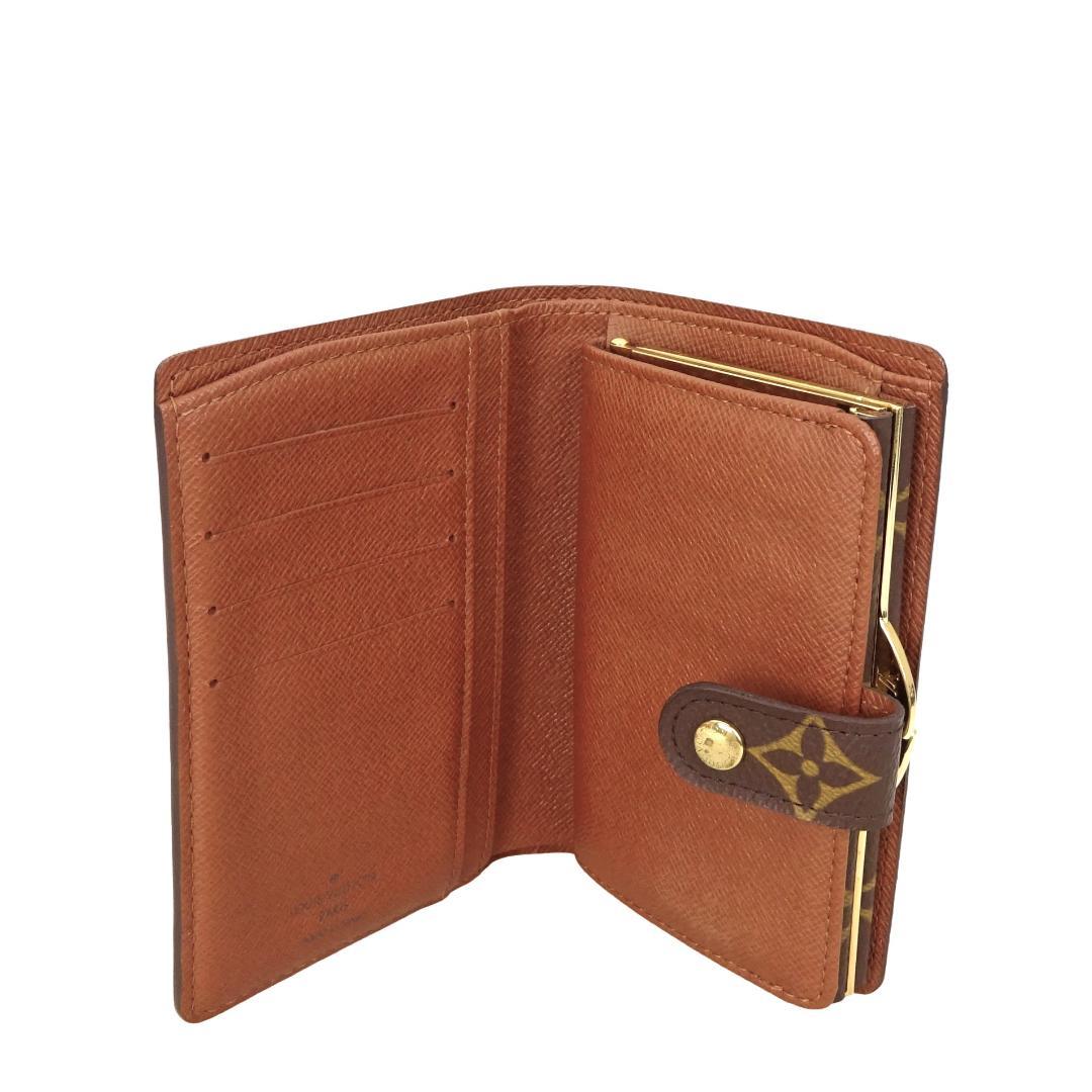 本物 美品 ■ルイヴィトン■モノグラム ポルトフォイユ・ヴィエノワ がま口財布