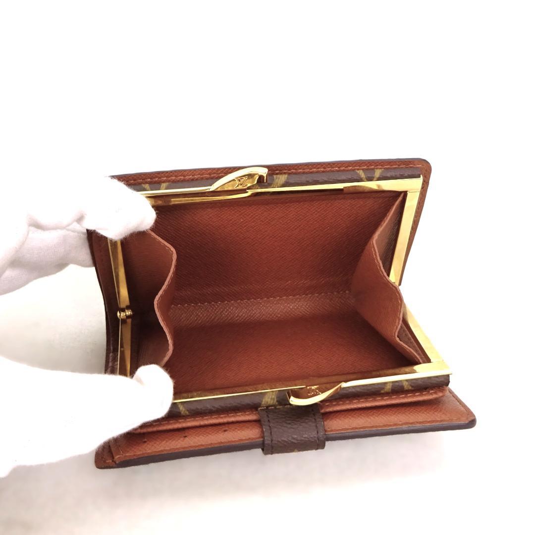 本物 美品 ■ルイヴィトン■モノグラム ポルトフォイユ・ヴィエノワ がま口財布