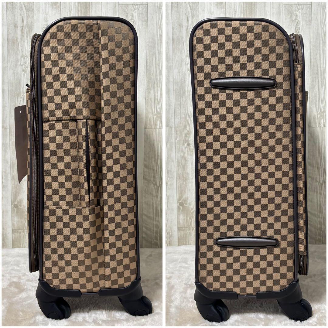 ⭐️未使用⭐️ 市松柄着物バッグ　キャリーケース(容量34L)