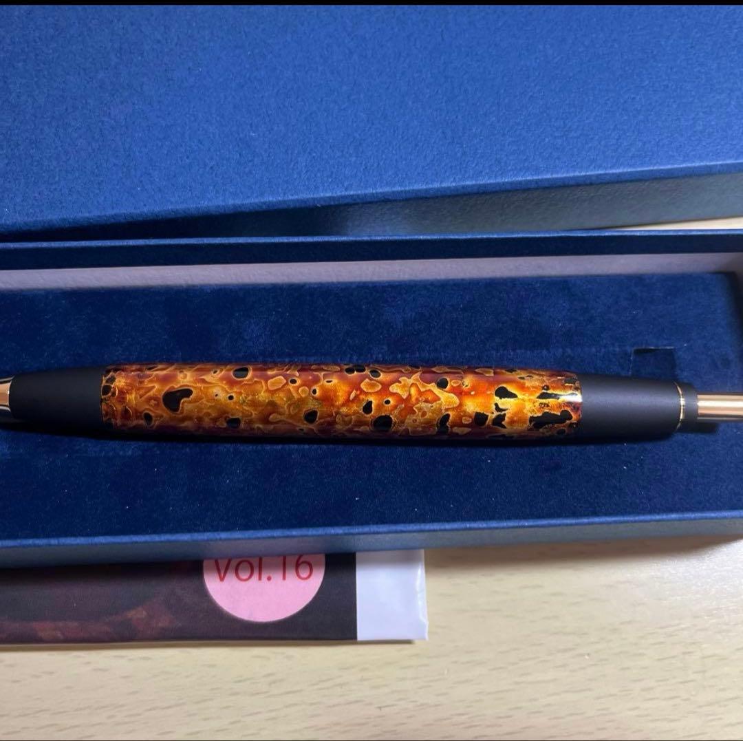 野原工芸　兆春塗り　コラボ　ボールペン　金虫食い