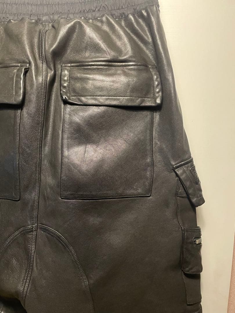 A.F ARTEFACT エーエフ アーティファクト レザー ハーフ パンツ