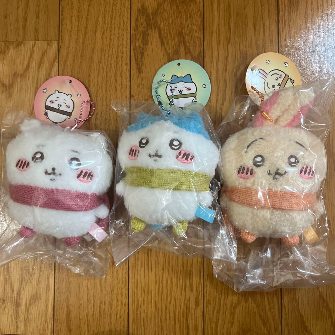 ちいかわ ぬくぬくの装いマスコット 3種