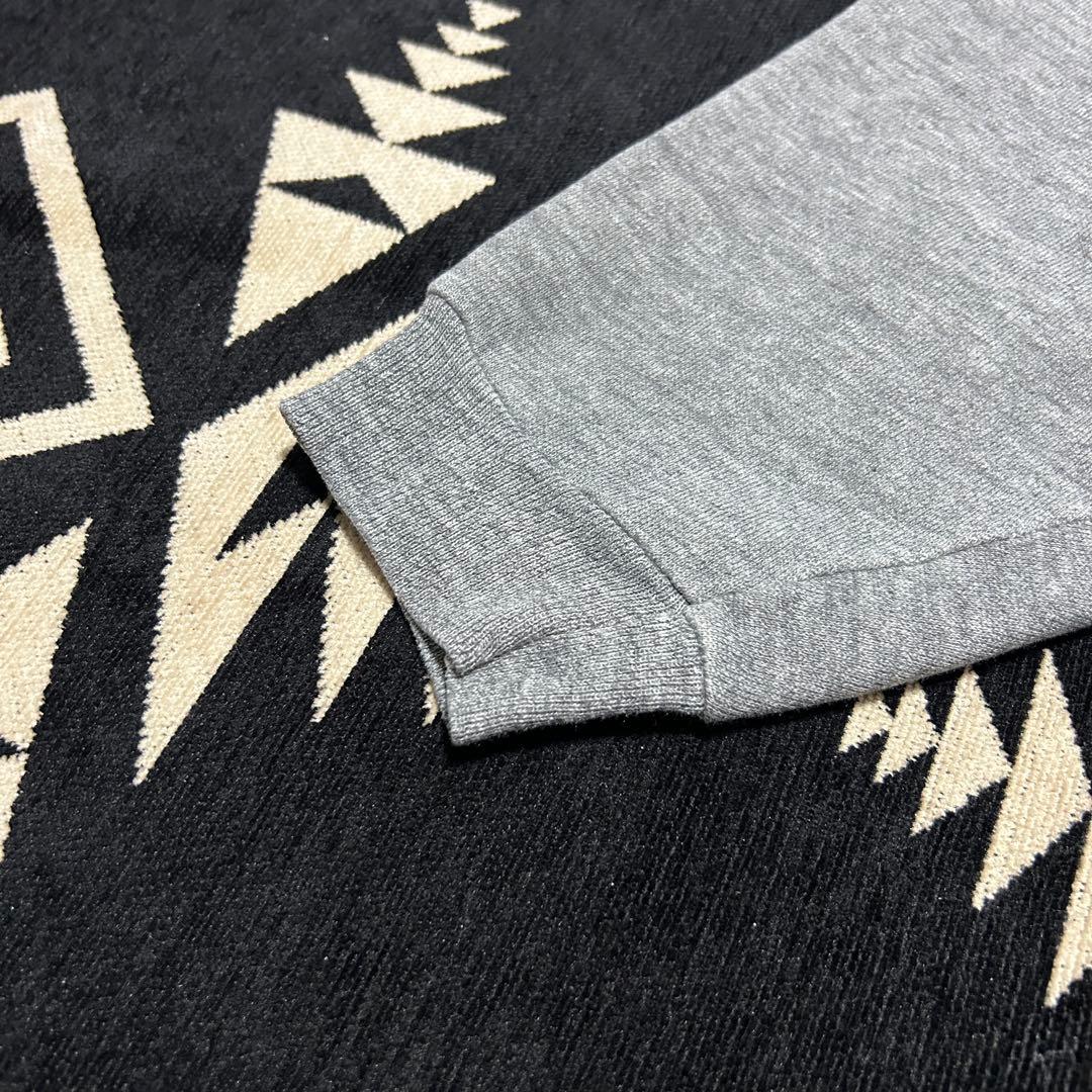 70s RUSSELL 金タグ 初期 パーカー 無地 グレー Lサイズ USA製