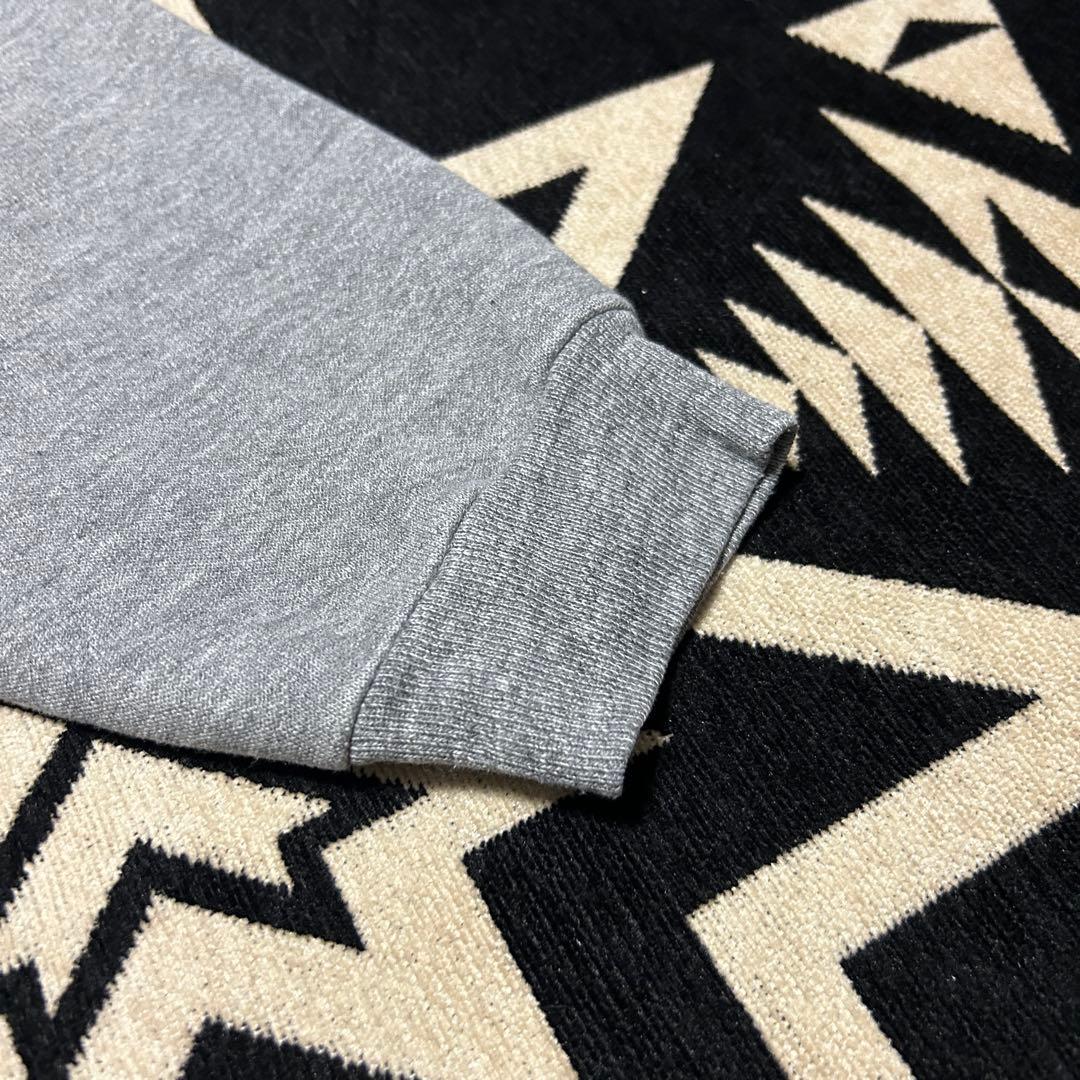 70s RUSSELL 金タグ 初期 パーカー 無地 グレー Lサイズ USA製