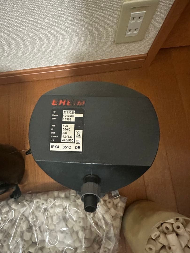 エーハイム外部フィルター2213 と　エーハイム500