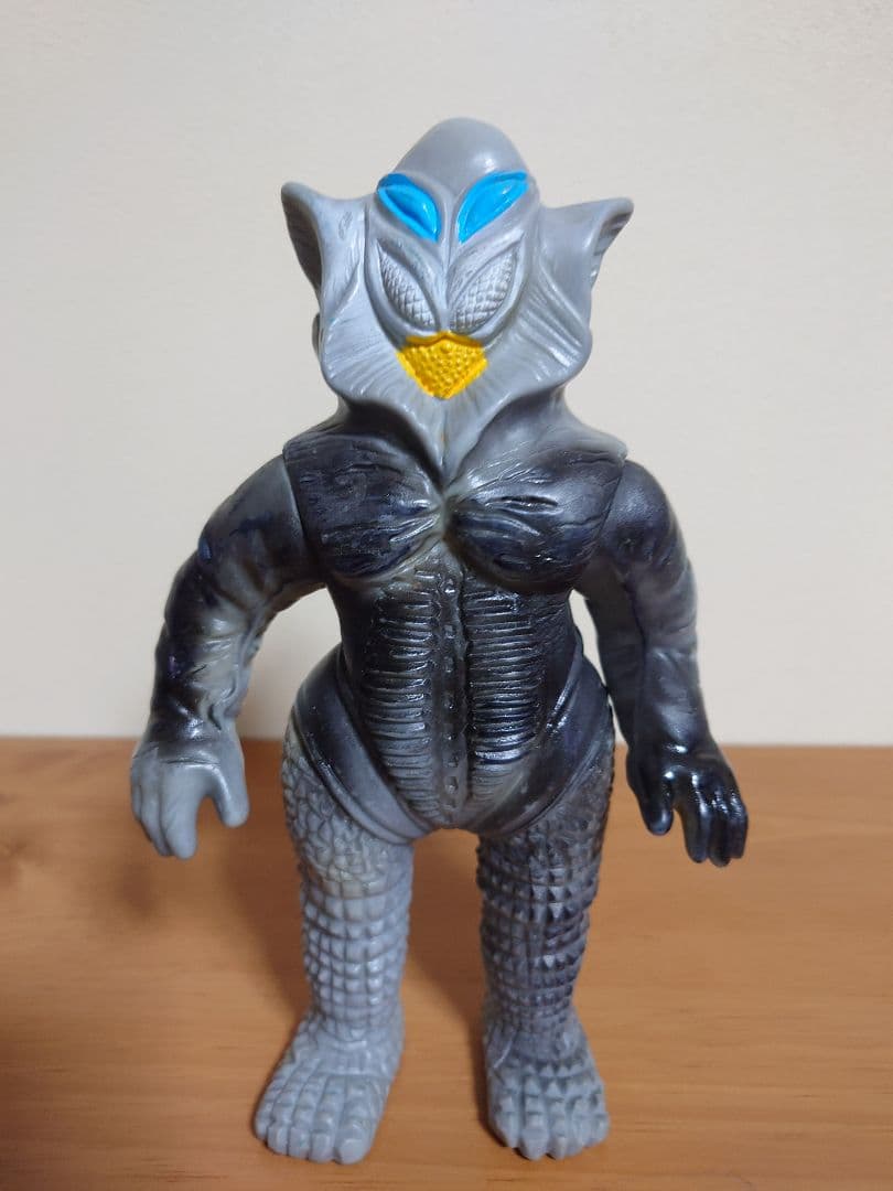 【当時もの】マルサン移行期　ソフビ　メフィラス星人　初代ウルトラマン