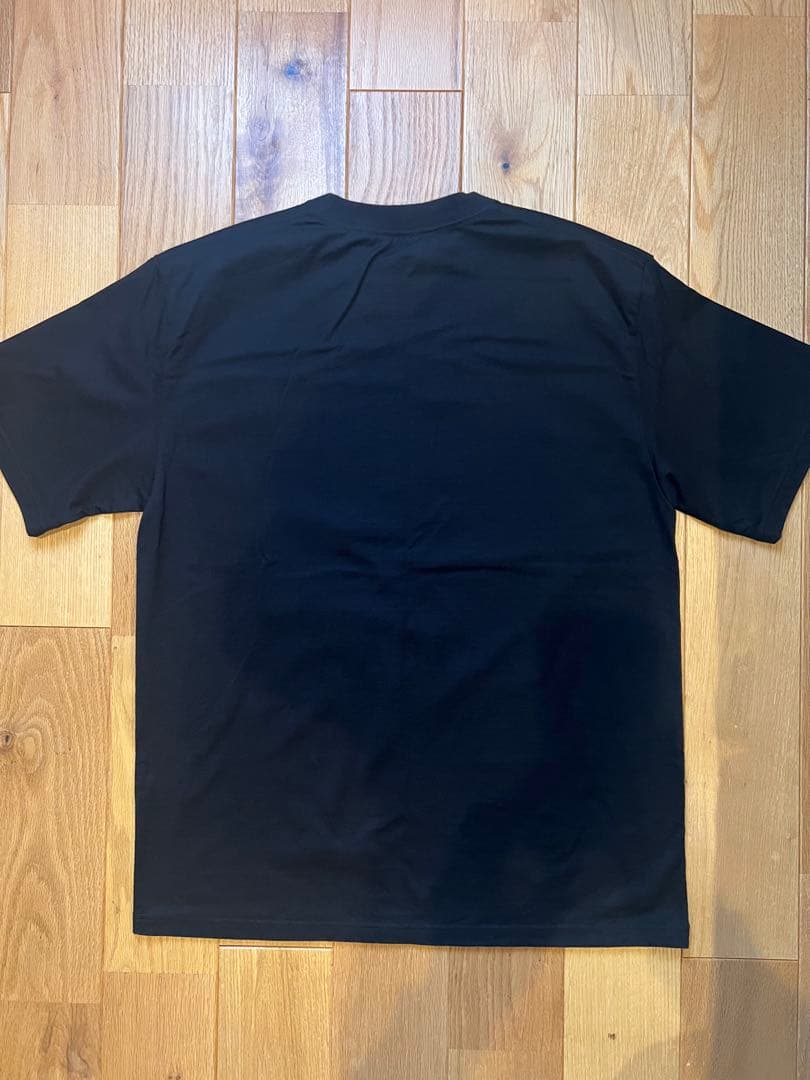 未使用 HYKE 2025SS ブラック Tシャツ 半袖 5 XXL