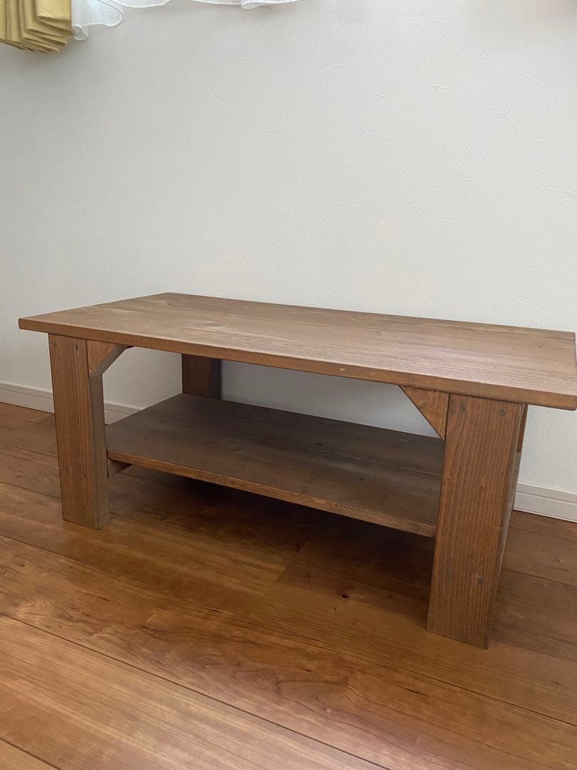 ハンドメイド　テーブル　ベンチ　テレビボード